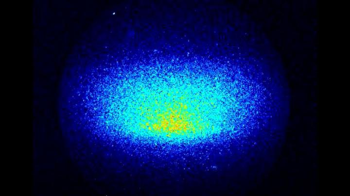 Packet of Hydroxyl Radical Molecules Hitting a Liquid Surface