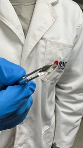 Video of experimental microneedle patch sample
