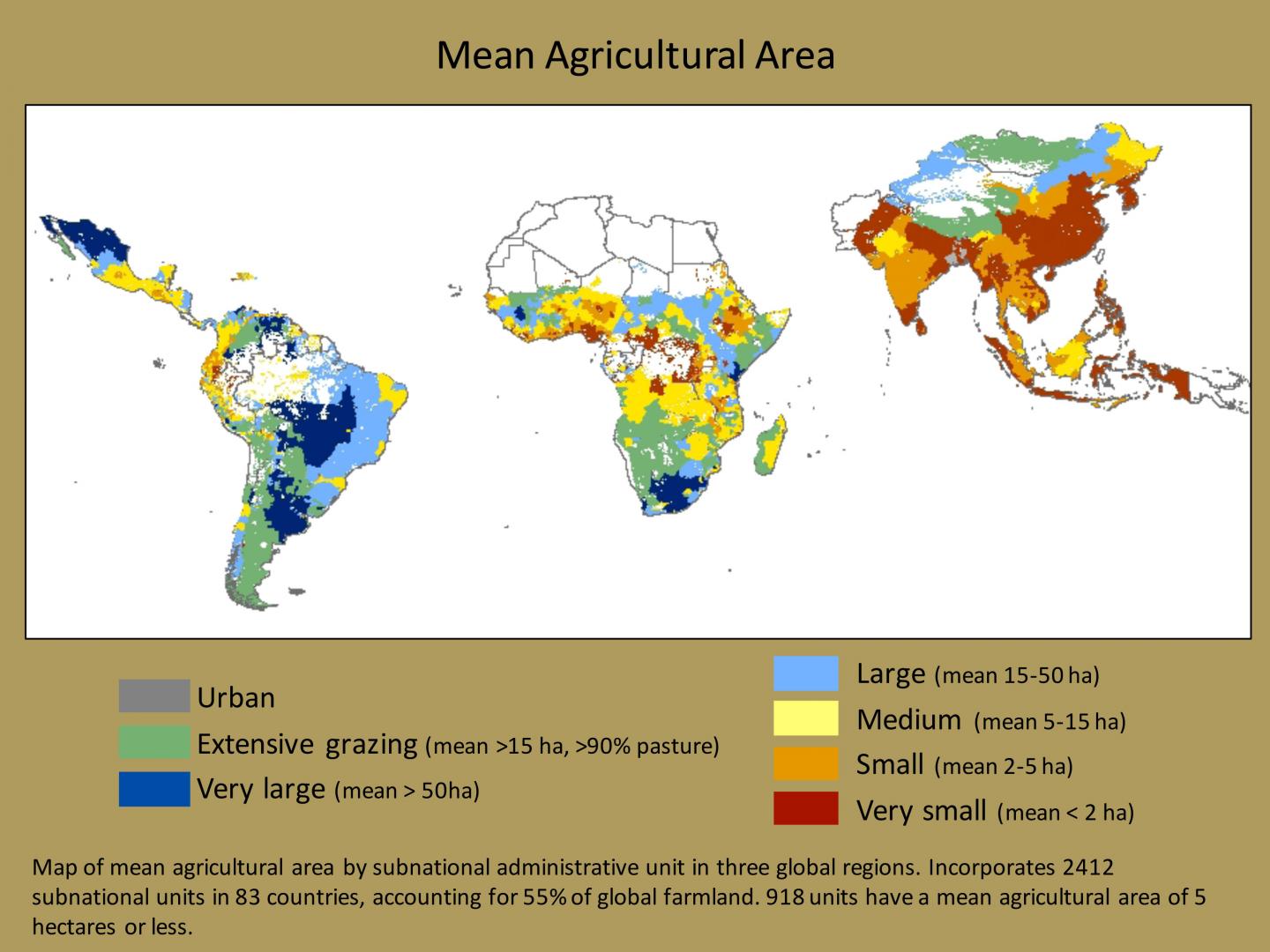 Mean Agricultural Area