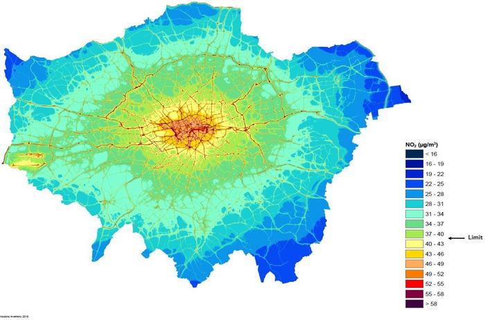 Pollution in Greater London