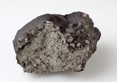 Black Glass in New Martian Meteorite (1 of 12)