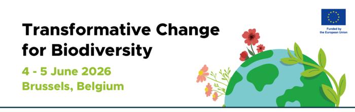 Transformative Change for Biodiversity banner