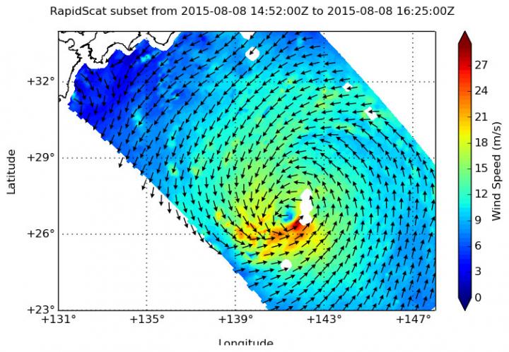 RapidScat Image of Molave