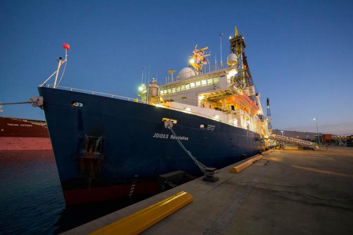 The Ocean Research Drillship JOIDES Resolution