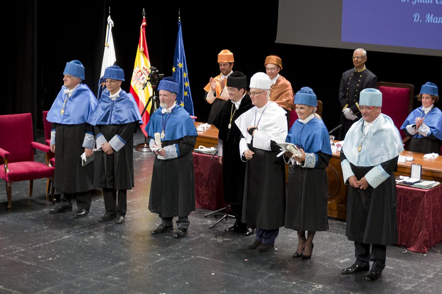 John Beckman Invested as Doctor Honoris Causa at the Main Hall of the University of La Laguna