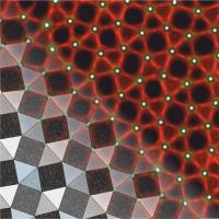 Snub Square Tiling on the Nanometer Scale