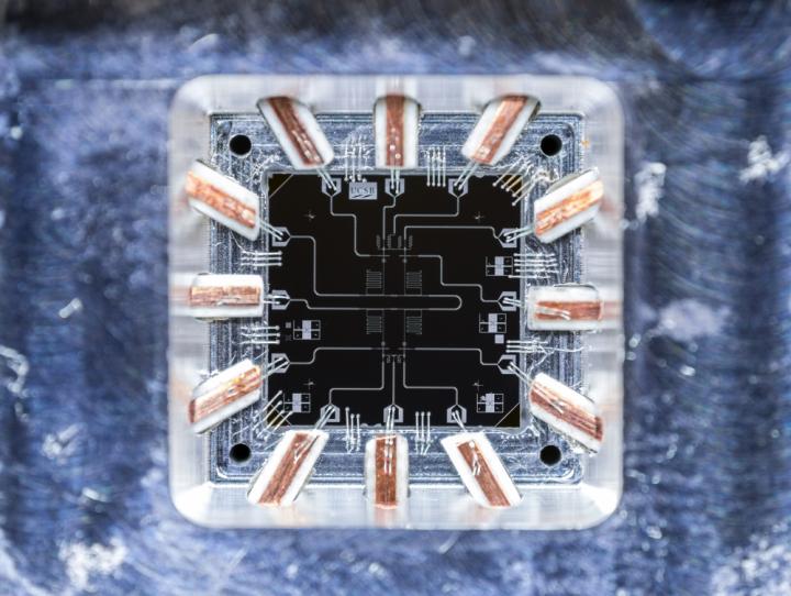 Top Down View of the Gmon Qubit Chip
