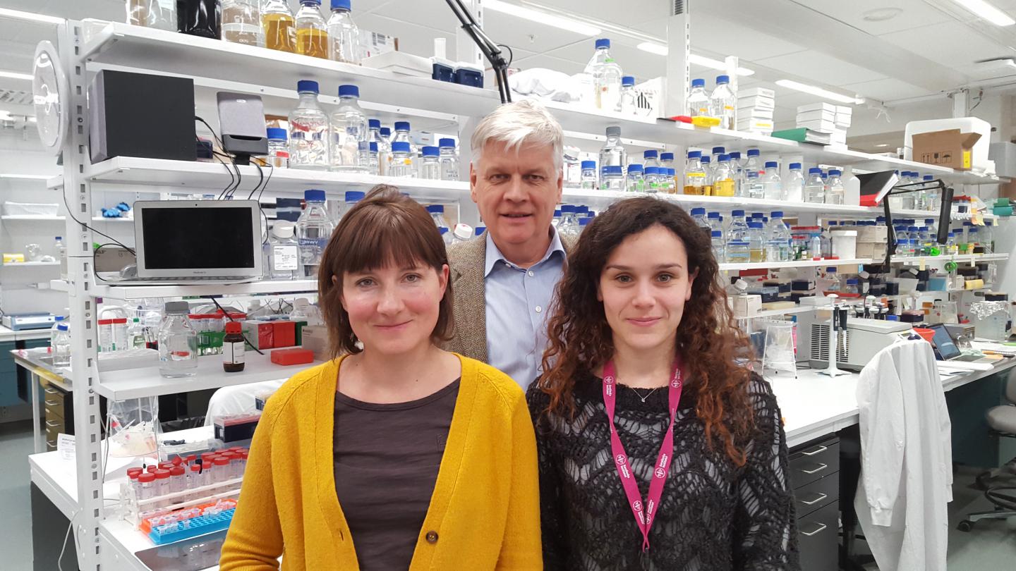 Joanna Rorbach, Nils-Göran Larsson and Miriam Cipullo