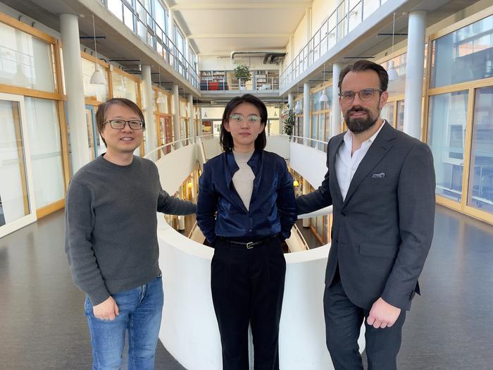 Jianming Sun, Mengyu Pan and Andreas Edsfeldt.