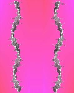 The two mirror-image twists of the nanoribbon