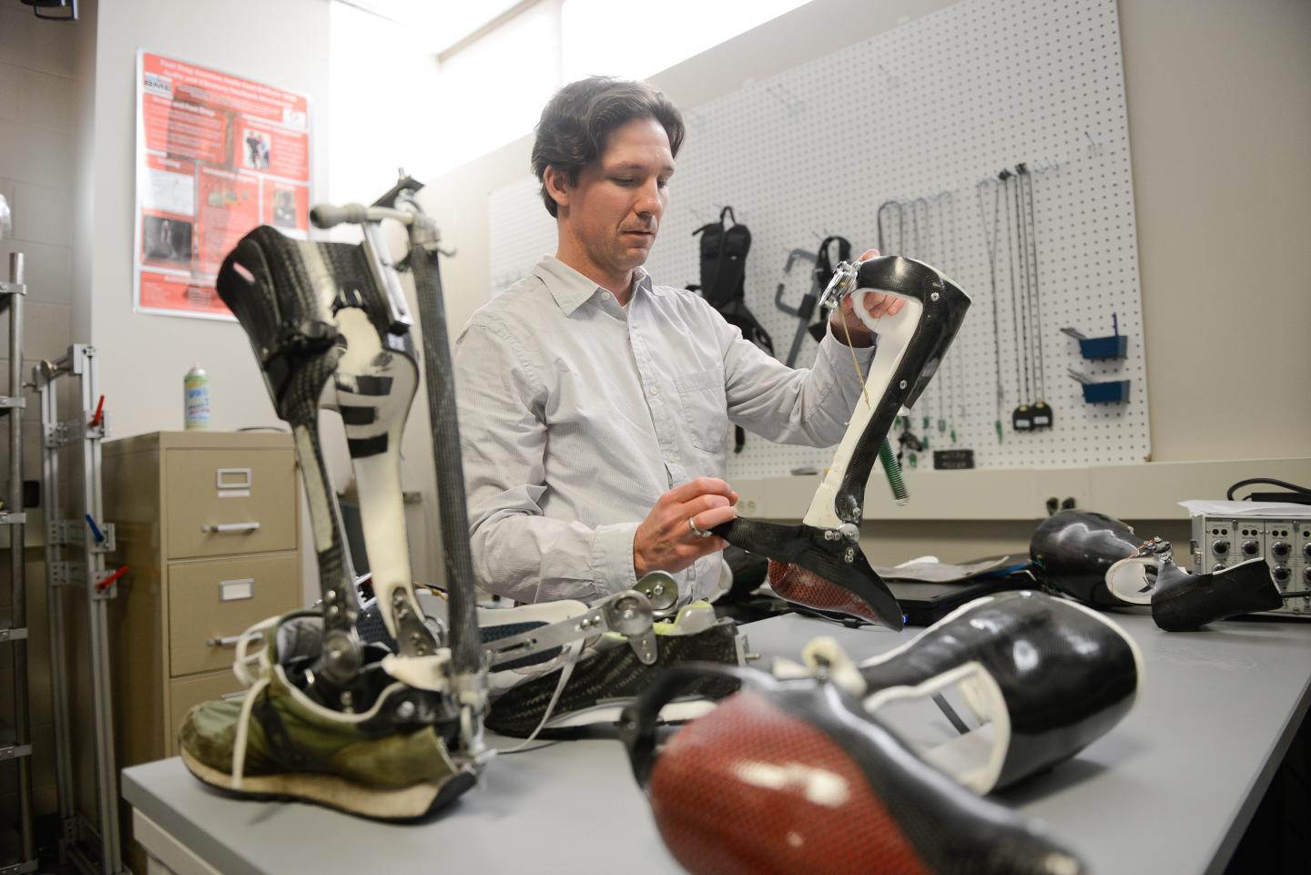 Greg Sawicki and Exoskeleton Device