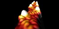 Atomic Structure of Narrow-Band Metallic Graphene Nanoribbon
