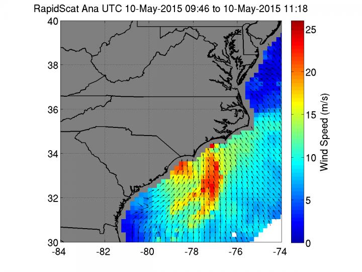 RapidScat Image of Ana