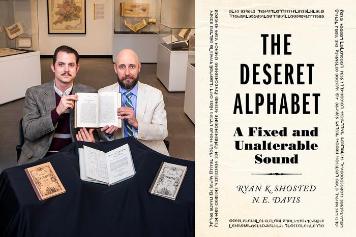 Neal Davis and Ryan Shosted, co-authors of "The Deseret Alphabet"