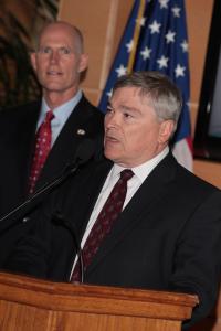 President Barron, Florida Governor Rick Scott