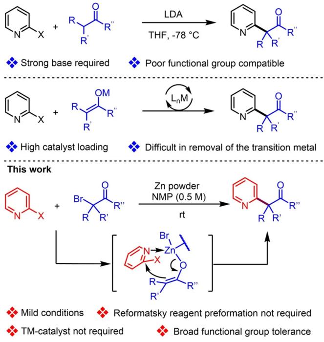 Achieving Direct α-Heteroarylation of Amides and Esters under Mild Conditions, Eliminating the Need for Transition Metals