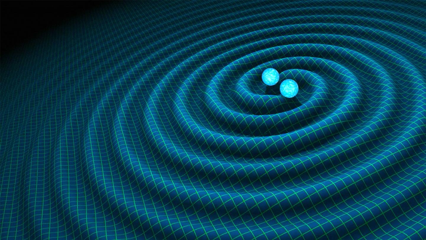 Neutron Star Merger Illustration