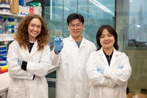 A sample of the new nanoparticles