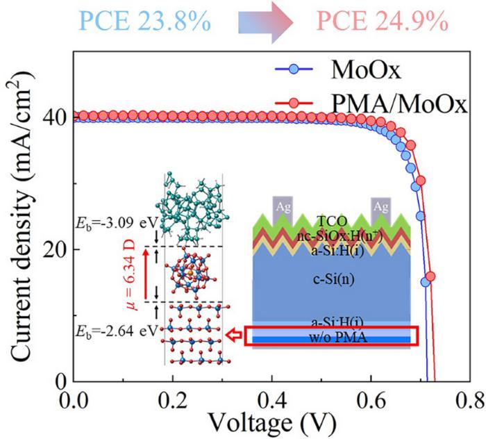 Interface Contact Optimization via Phosphomolybdic Acid Enables 24.9% Efficiency in MoOX‑Based Silicon Solar Cells