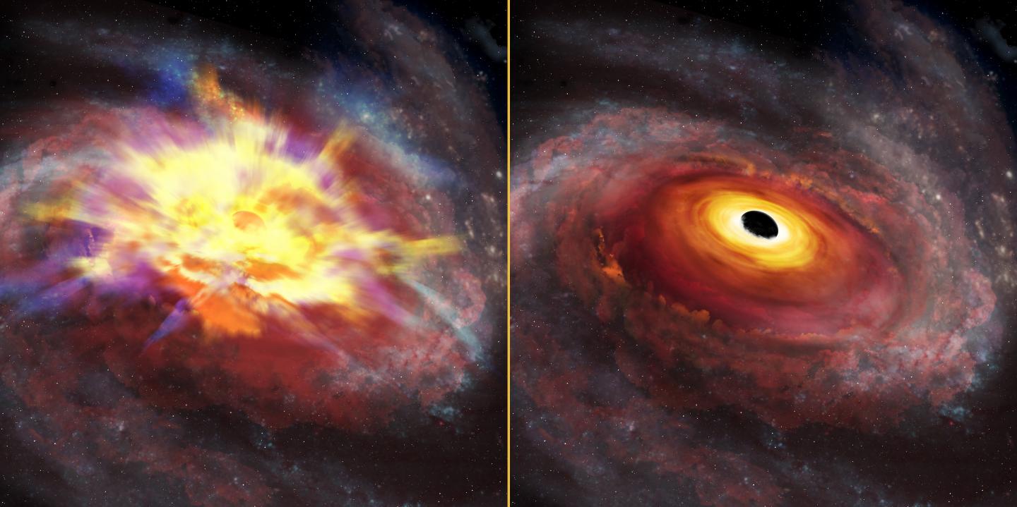 Astronomers Detect Most Energetic Outflow from a Distant Quasar