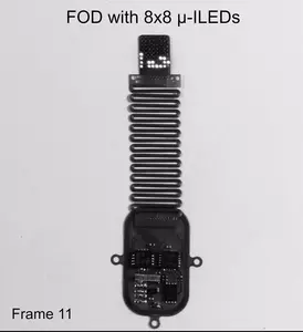 Device displays patterns of light