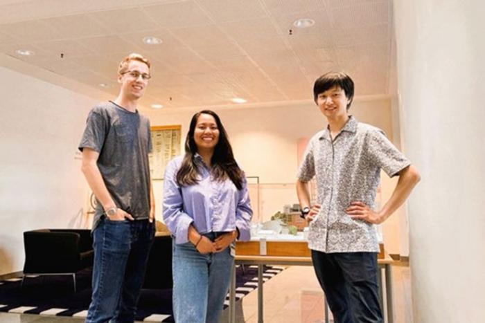 With collaborators at Chalmers University of Technology in Sweden in July 2024