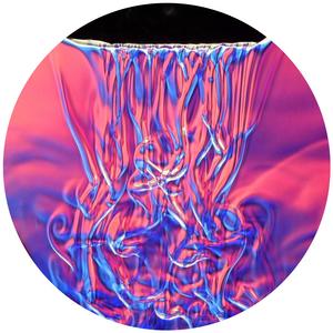Ice flow below surface