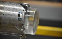 Ice Core Coming out of Drill