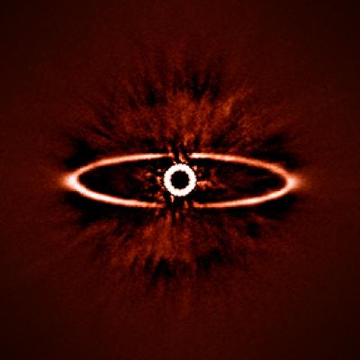 SPHERE Images the Dust Ring around the Star HR 4796A