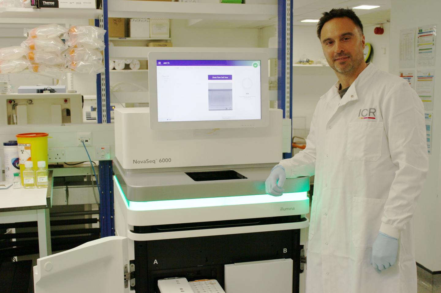 The NovaSeq 6000 in the ICR's Tumour Profiling Unit