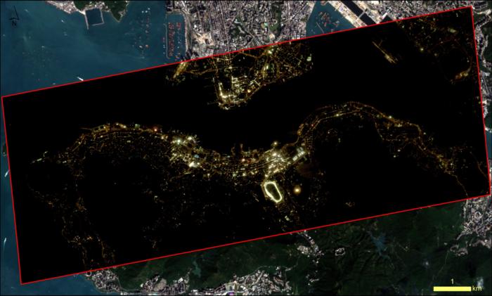 image captured by the Jilin-1 satellite system