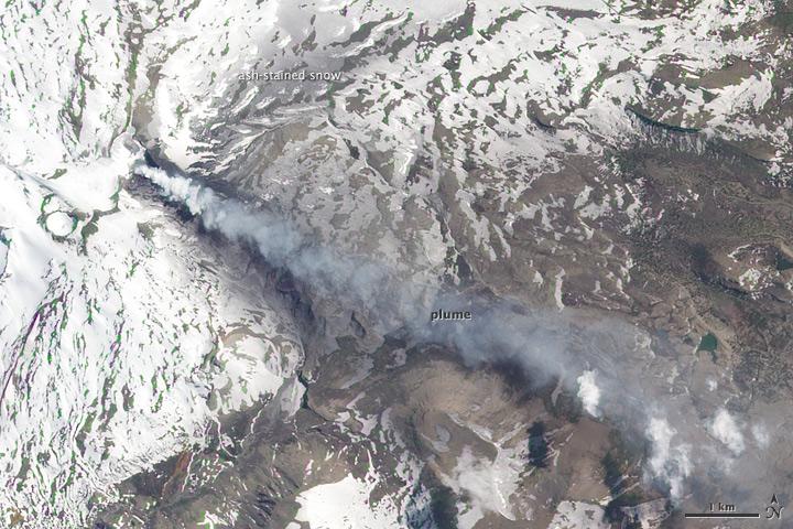 NASA's EO-1 Satellite Sees Volcan Copahue