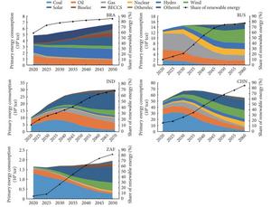 Primary energy consumption by fuel.