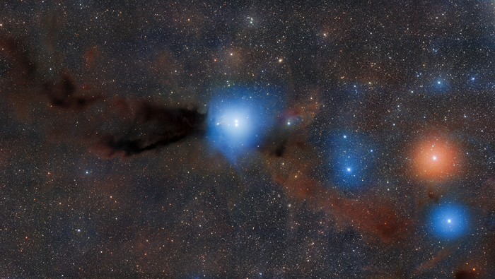 Reflection Nebula Bernes 149 in Dark Cloud Lupus 3