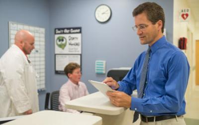 Dartmouth Computer Scientist David Kotz and His Team in a Lab