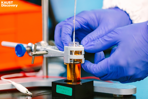Molybdenum caught holding the hydrogen