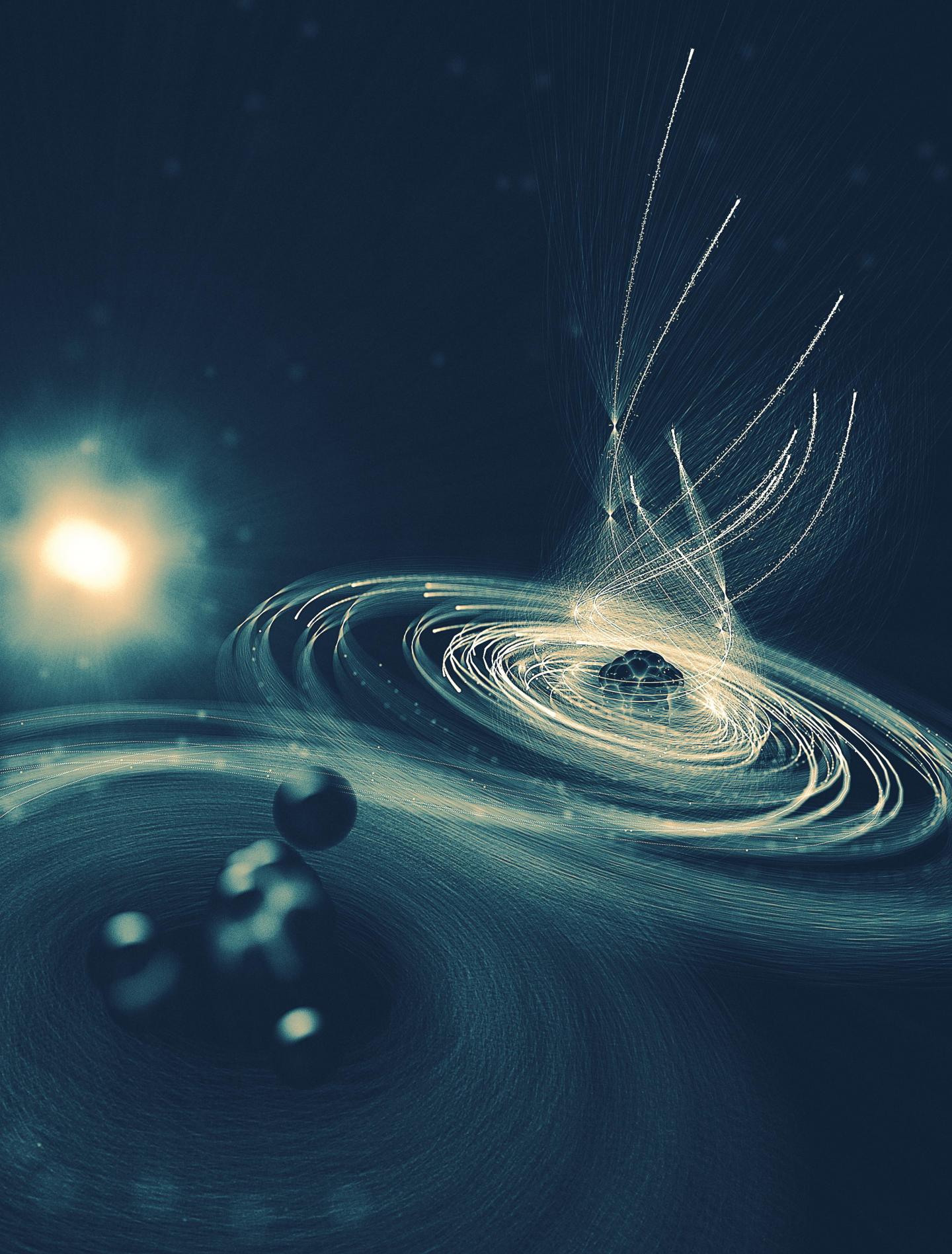 X-Ray Pulses Create 'Molecular Black Hole'