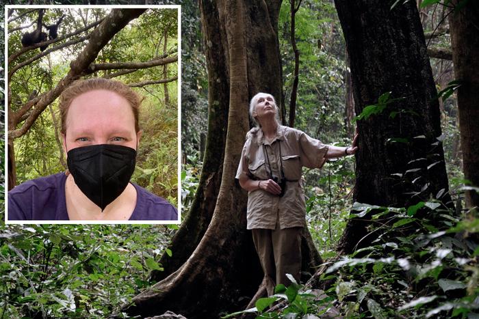 Karen Terio and Jane Goodall