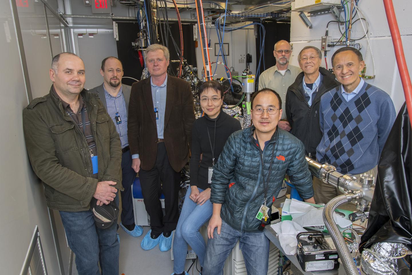 Research Team at Brookhaven's Accelerator Test Facility (ATF)