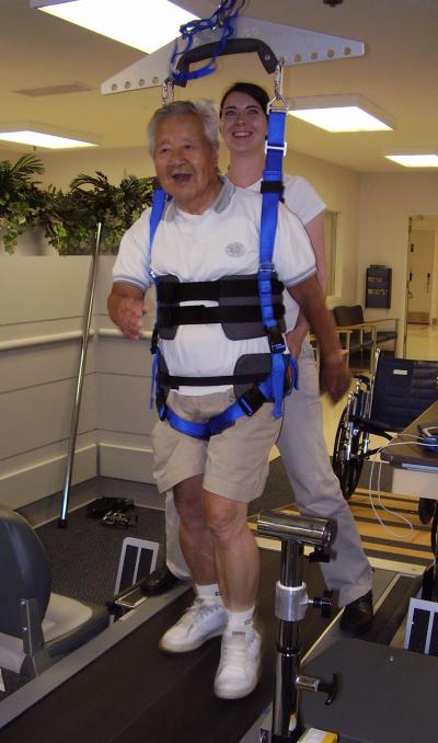 Stroke Survivor Participating in the LEAPS Trial