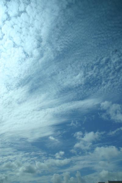 Clouds over the Pacific