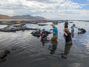 Students at Great Salt Lake