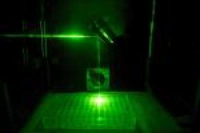 Near-Infrared Laser Pathway into the Cell Culture Plate, Traced by Visible Laser for Photo