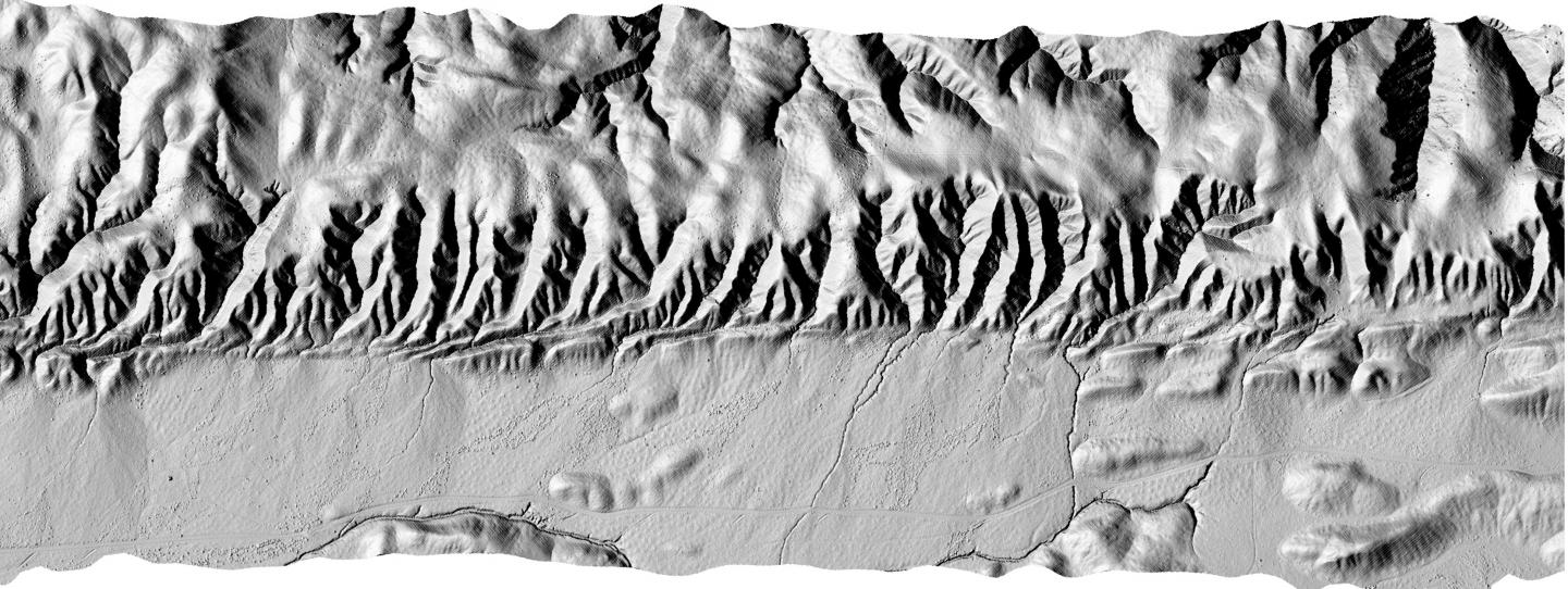 Curved drainages