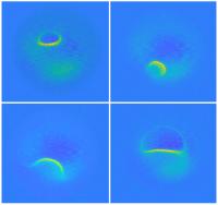 MRI Scans on Top of a Titanium Atom Taken at Different Energies