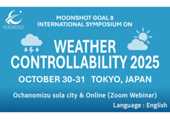 International Symposium for Moonshot Goal 8: Weather Controllability