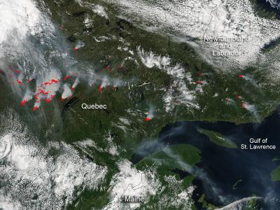 Quebec Fires Continue Raging