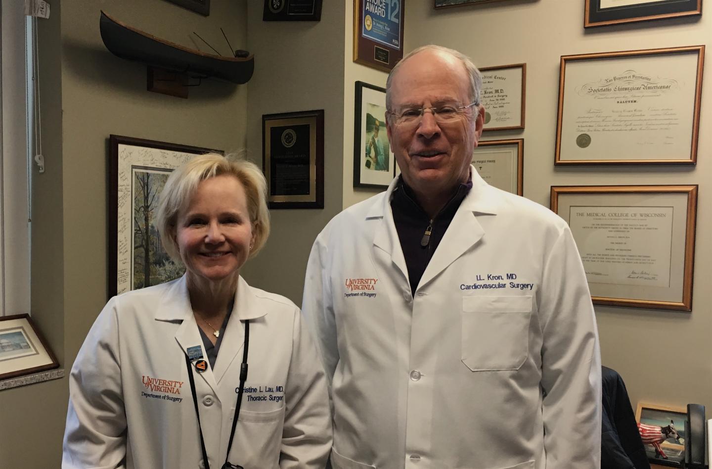 Christine L. Lau, M.D., and Irving L. Kron, M.D., University of Virginia Health System (2 of 2)