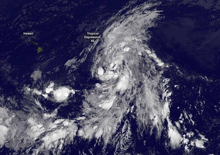 GOES-West Image of 4E