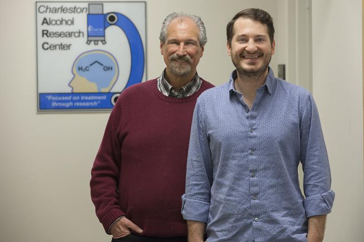 Dr. Howard Becker and JR Haun of the Medical, University of South Carolina